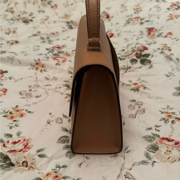 Kate Spade Tan Leather Satchel with Classic Silhouette - Picture 7 of 14